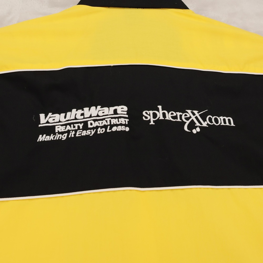 Bondurant Racing‎ AIM Conference Pit Shirt Mens XL Yellow Black Embroidered Logo - Picture 10 of 13
